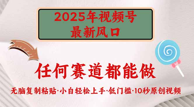 2025年视频号新风口，低门槛只需要无脑执行 - u4站-u4站